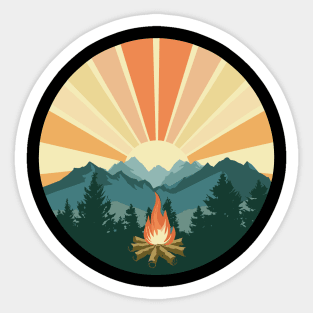 campfire Sticker